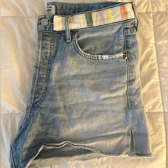 Citizens of Humanity high rise denim shorts - Picture 2 of 6